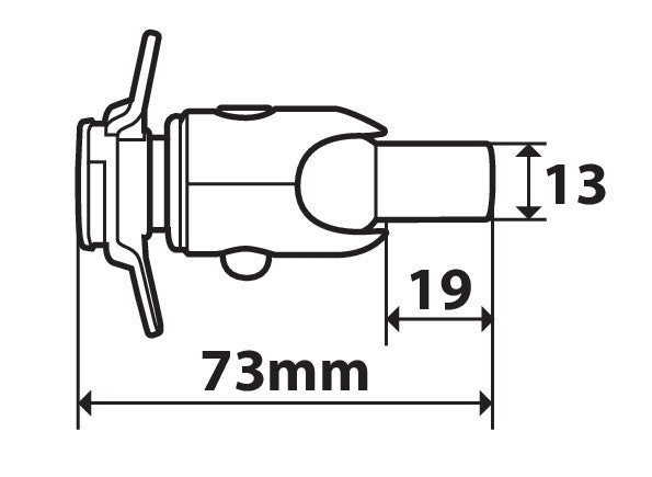 LAMPA Opti Screw Duoolock M8 Boutmentgement