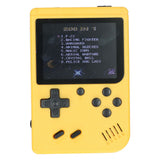 Gamebox - draagbare spel console met 200 spellen - geel