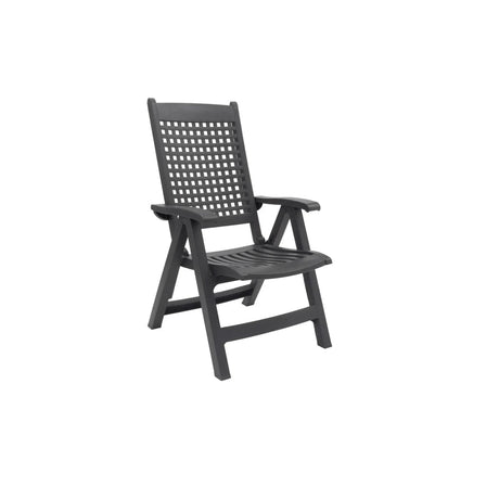 Grosfillex palao fauteuil de position 2pcs anthracite