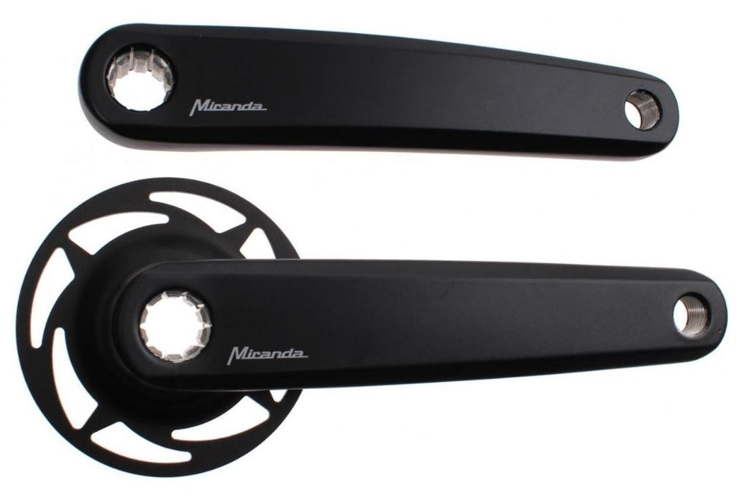 Miranda E-Bike Cranket Bosch 2 Isis Delta 170 mm noir + R-Ring 857720