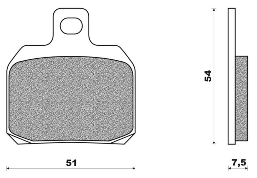 NEWFRen Bremsblock Set FD0256