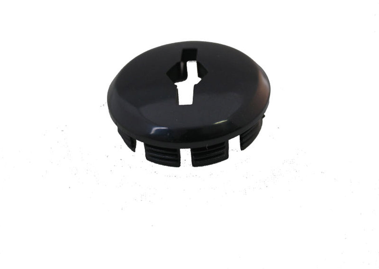 Crank cap plastic black (25 pieces)