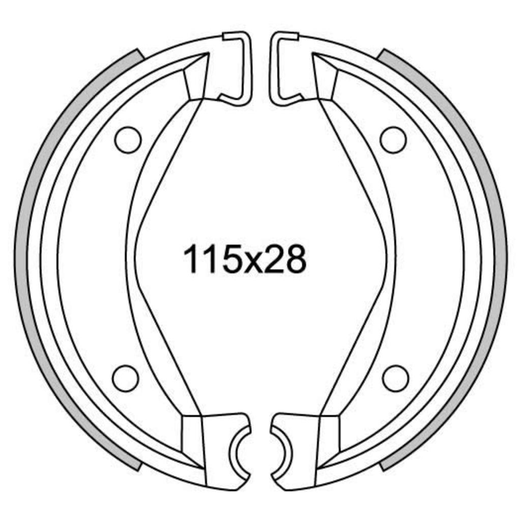 Segment de frein newfrent segment GF1295 Velocita