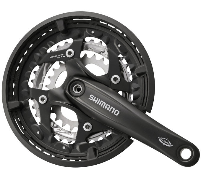 Shimano crankstel 3 x 10 speed trekking fc-t521 met 175mm crankarm 48-36-26t octalink zwart