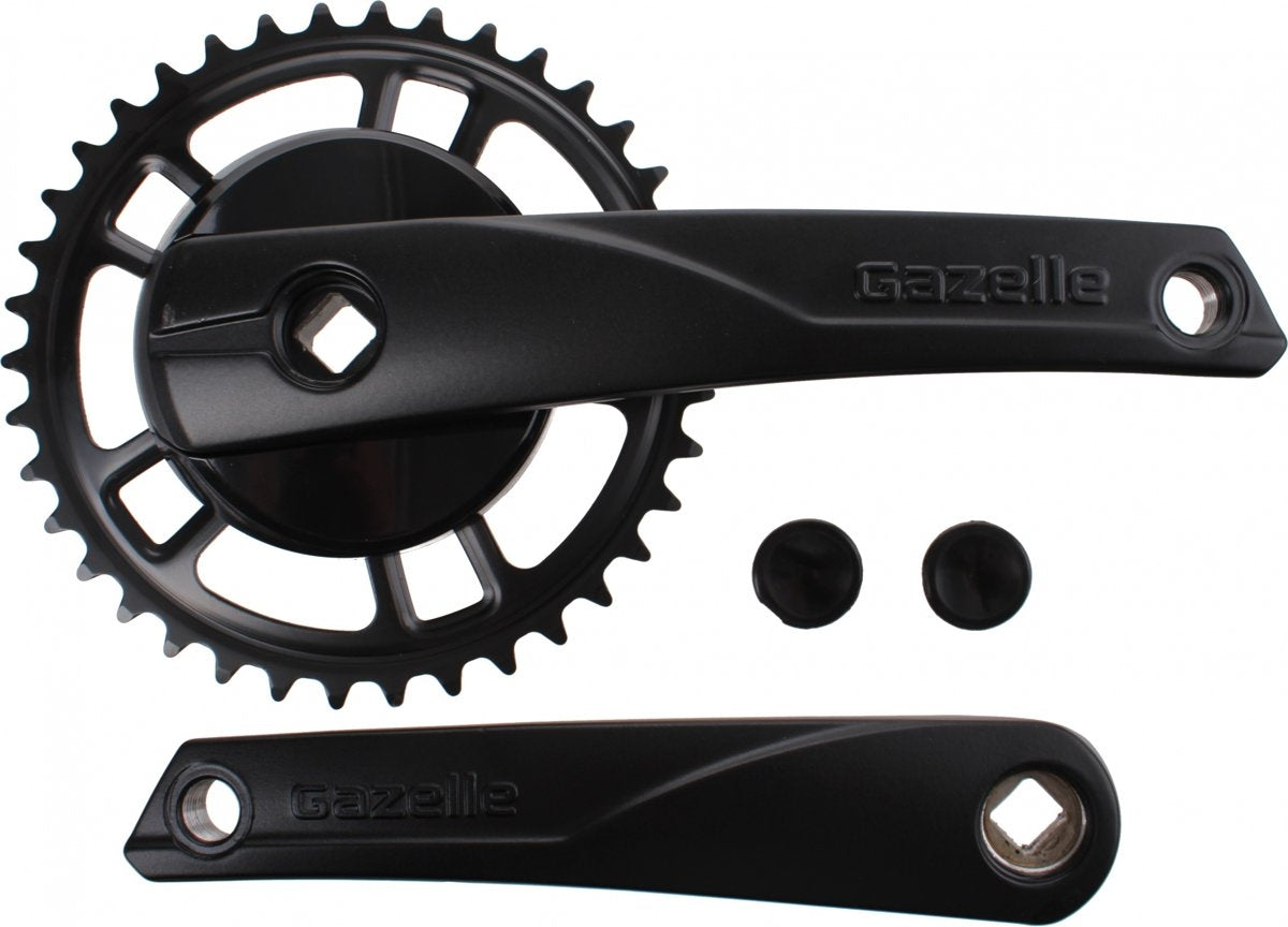 Gazelle Cranket Strixvaria 38T Acero de aluminio Negro