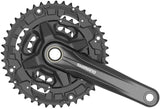 Shimano Crankset 3 x 9 Speed ​​FC-MT210-3 s 175mm Crankarm 40-30-22t Black