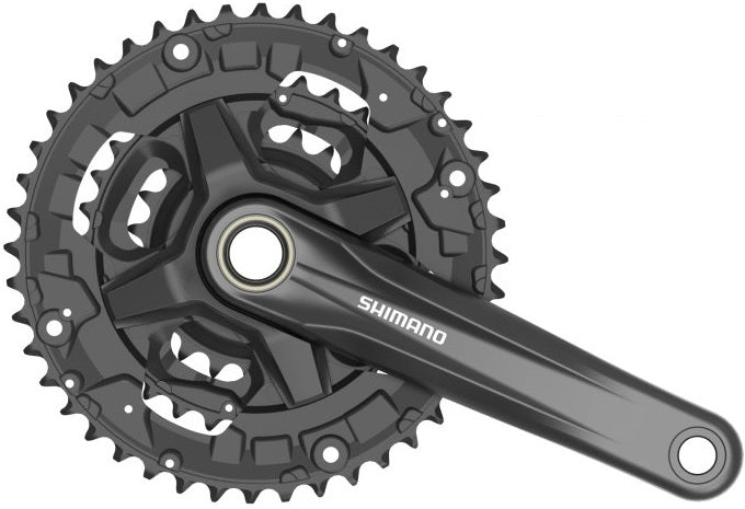 Shimano Crankkel 6 7 8 Speed ​​Tourney FC-TY501 med 175mm veivarm 48 x 38 x 28t svart