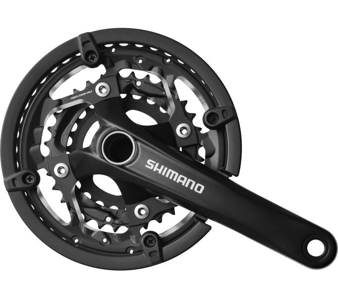 Shimano Crankset 3 x 10-biegowy Trekking FC-T551 175 48-36-26T W tym BB52 Black