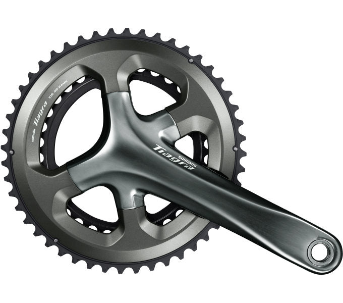 Shimano crankset 2 x 10 Vitesse Tianra FC-4700 172.5 50-34t mat Hollen Achs schwaarz