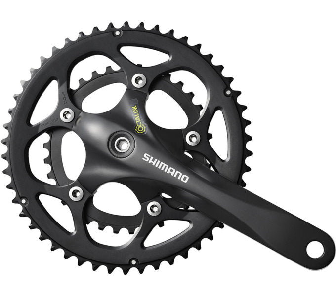 Shimano crankset 2 x 9 Speed ​​Fc-Rs345 175 50-34T Octalink schwaarz