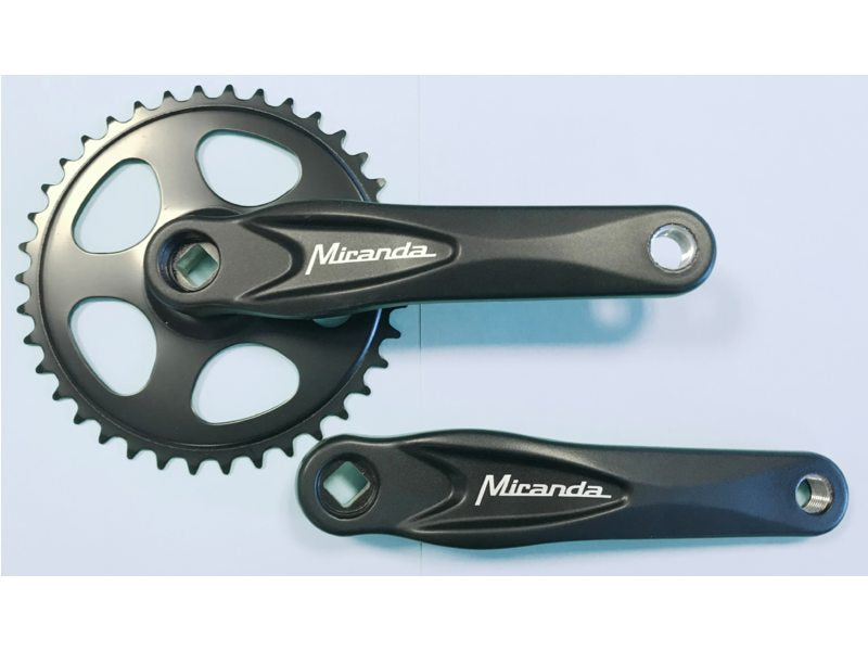 Crank Set Alfa 1, 38T 3 32 “170 mm noir