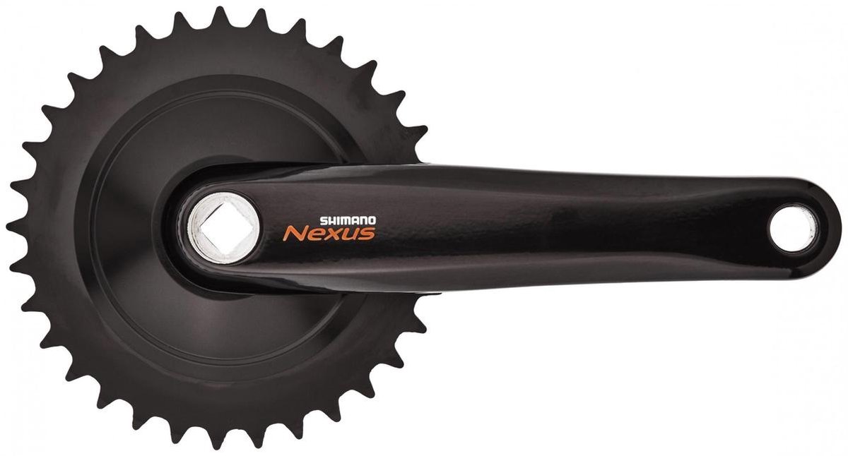 Shimano Crankkel 33T Nexus C6000 med 170 mm veivarm sølv