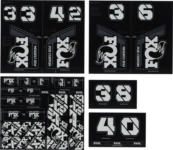 Fox racing shox fork and shock decal kit up to 2021 model