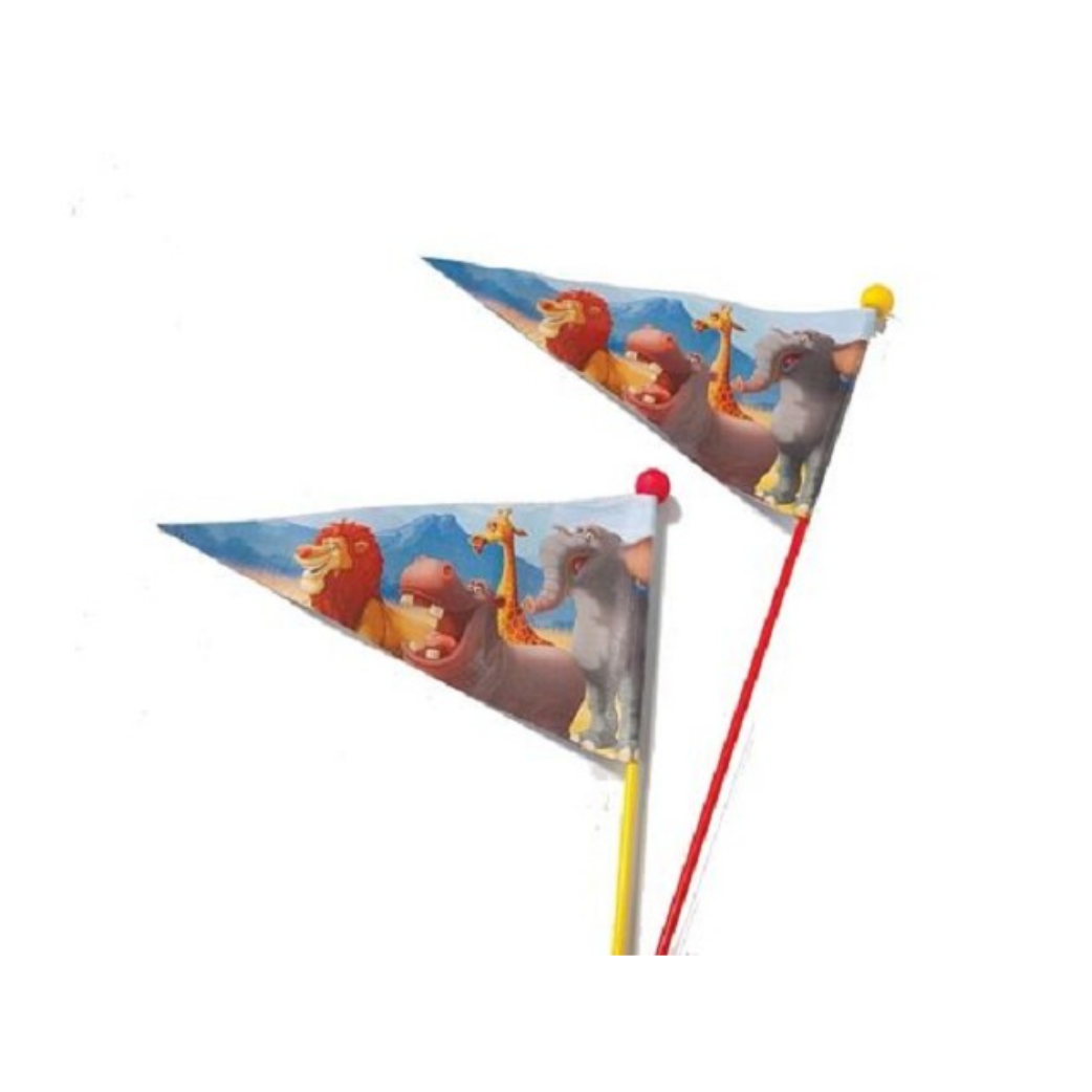 Widek drapeau de vélo règne animal