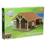 Écurie pour enfants globe avec 2 boxes et débarras, 1:24