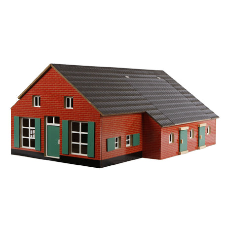 Ferme en forme de globe pour enfants avec écurie, 1:32
