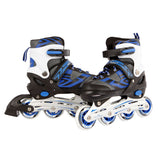 Skates pour enfants bleu noir, taille 29-32