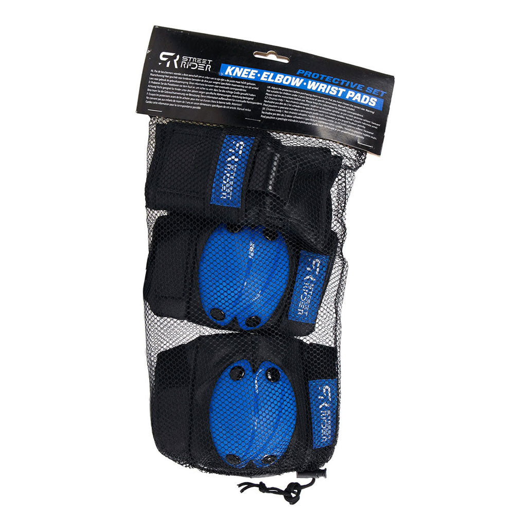 Street Rider Protective Set S bleu, 6dlg.