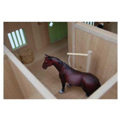 Globe enfant coin cheval écurie rose