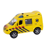 Ambulance à retrait moulée sous pression, 2 jeux, lumière et son NL