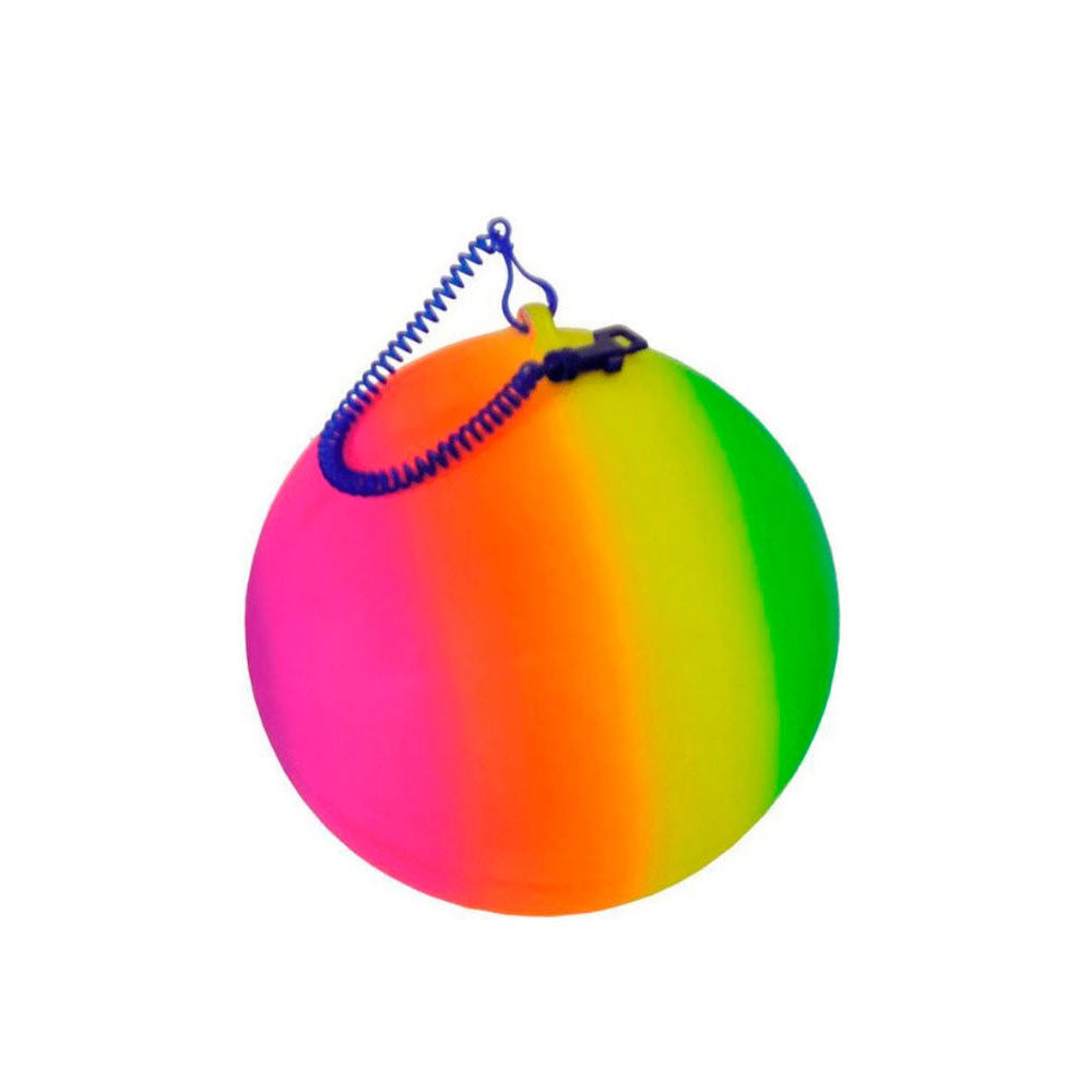 Rainbow ball on cord, 21cm