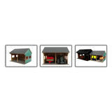 Hangar agricole Kids Globe pour 2 véhicules, 1:16