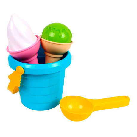 Sun Fun Bucket Set Ice Creams, 6DLG.