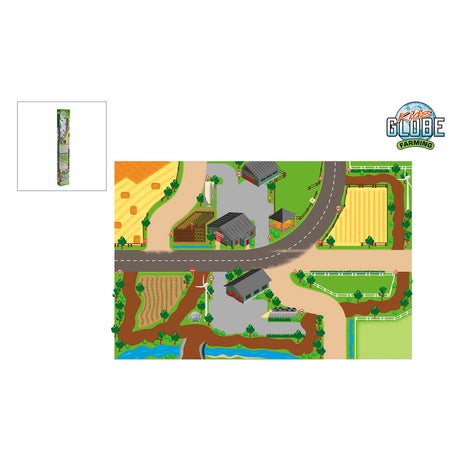 Tapis de jeu globe enfant ferme xxl