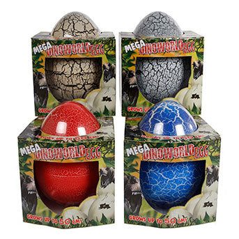 Depsche Dino World World Dinoworld Mega Egg Growing Dino, 20 cm