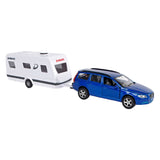 Kids Globe Volvo V70 avec caravane Dethleffs