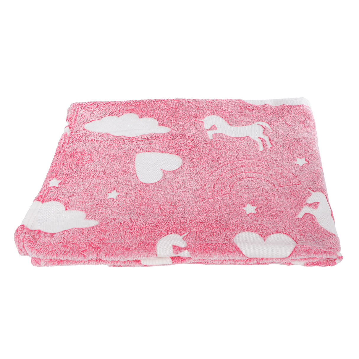 Couverture licorne phosphorescente, 100x150cm