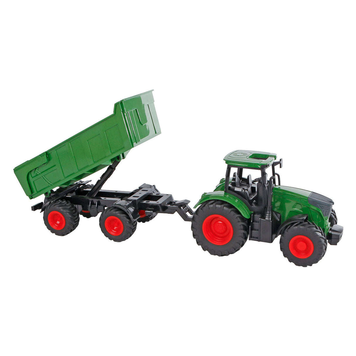 Globe Globe Tractor mit Trailer Green, 41 cm