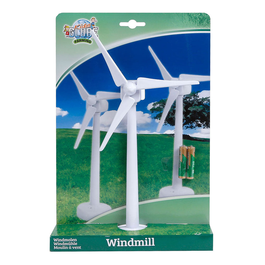 Moulin à vent globe pour enfants, 29 cm