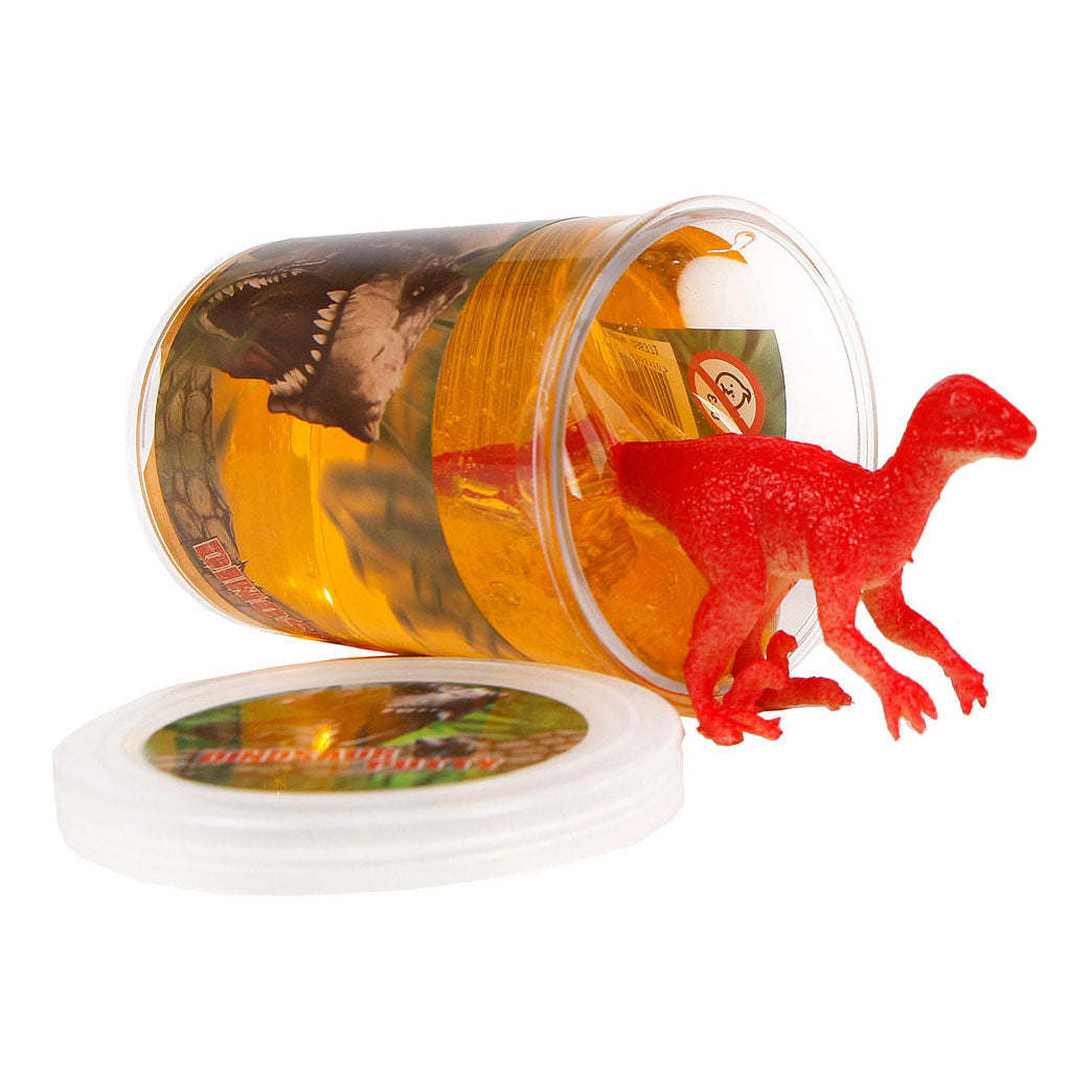 dinworld putty met dinosaurus, 115 gram