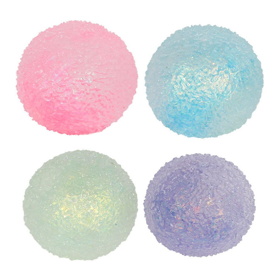 Sugar squeeze ball with glitter slime