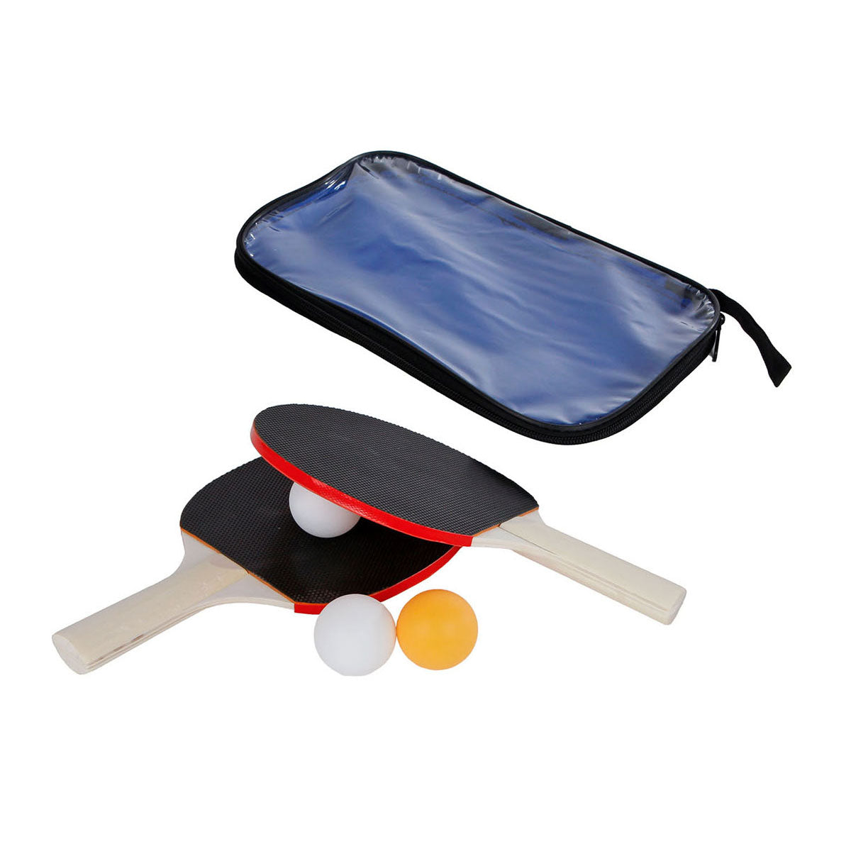 Table tennis set 2 bats and 3 balls in bag, 6dlg.