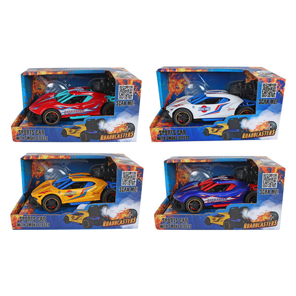 Voiture de course à retrait Roadblasters avec fumée, lumière et son