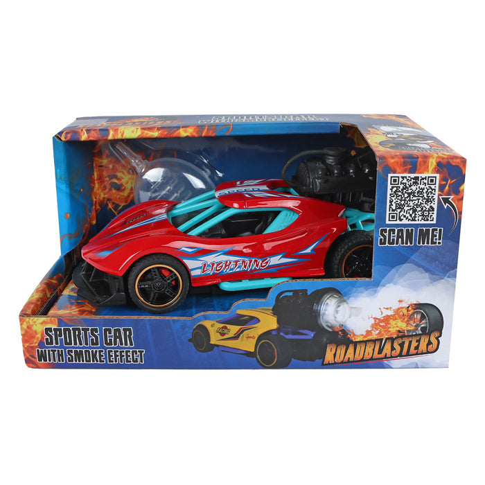 Voiture de course à retrait Roadblasters avec fumée, lumière et son