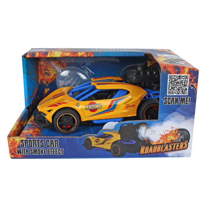 Voiture de course à retrait Roadblasters avec fumée, lumière et son