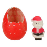 Oeuf en croissance Père Noël bonhomme de neige, 6 cm