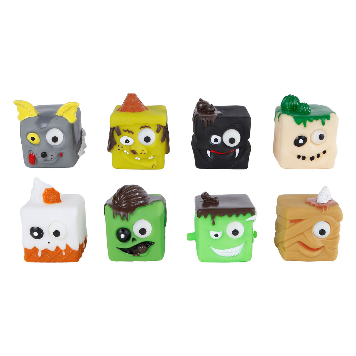 BrainboOoom Block samples with bulging eyes, 6 cm