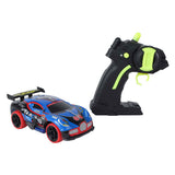 RC Roadstar Controllable Rally Car mit leichtem 2,4 GHz Blau, 13 cm