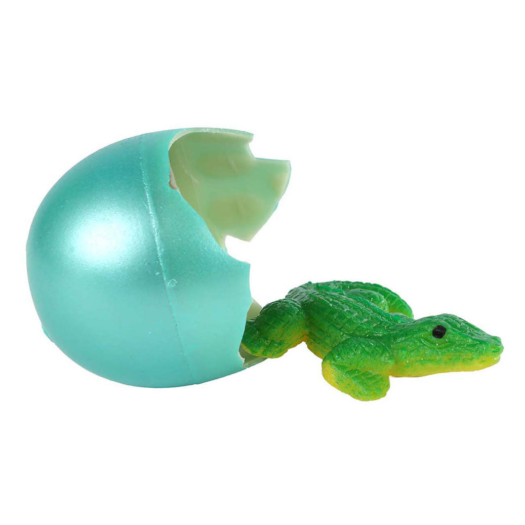 Jungle Expediton Egg med växande krokodil, 6 cm