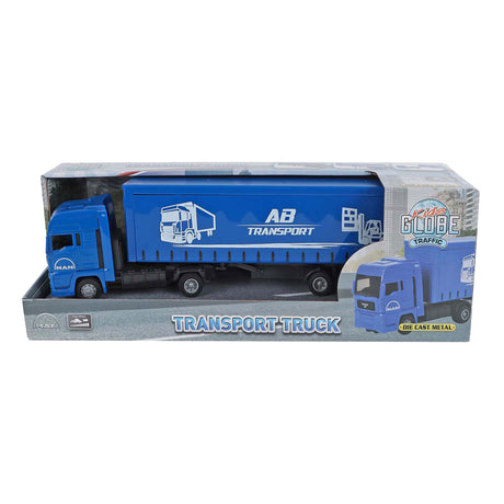 Camion globe homme avec remorque pour enfants, 30 cm