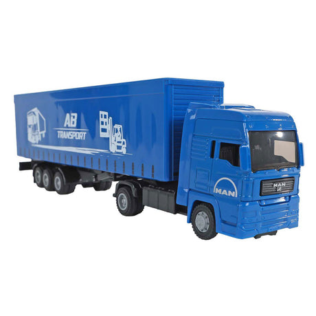 Camion globe homme avec remorque pour enfants, 30 cm