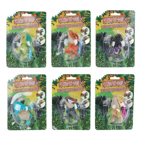 Porte-clés dinosaure mordant Dinoworld, 12 cm