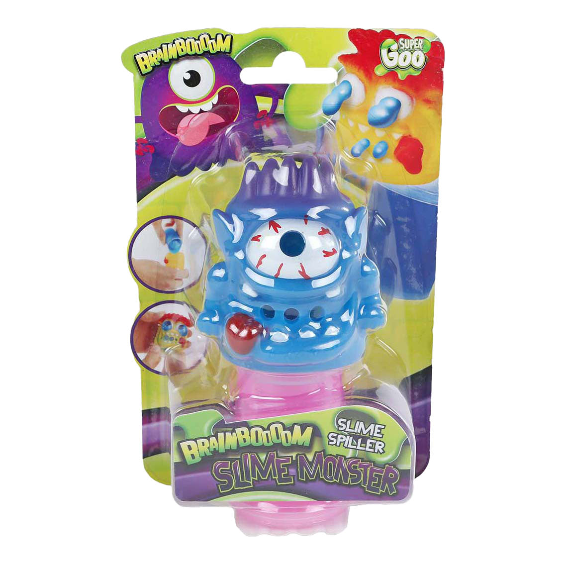Monstre Brainbooom avec slime, 85 grammes