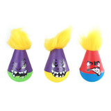 Balle de jonglage Gametime monstres avec cheveux, 12 cm