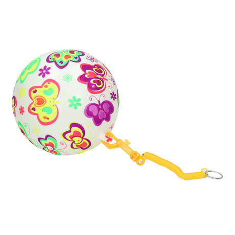 Ballon Gametime avec papillons sur ficelle, 21 cm