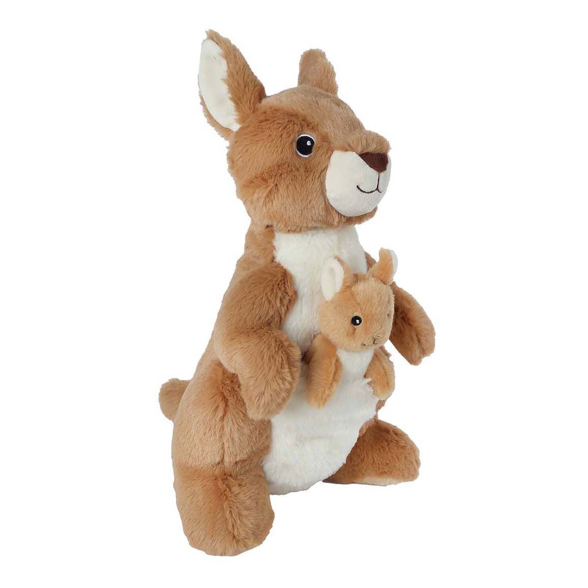 Nehmen Sie mich nach Hause, um Umarmung Plüsch - Kangaroo mit Baby, 32 cm